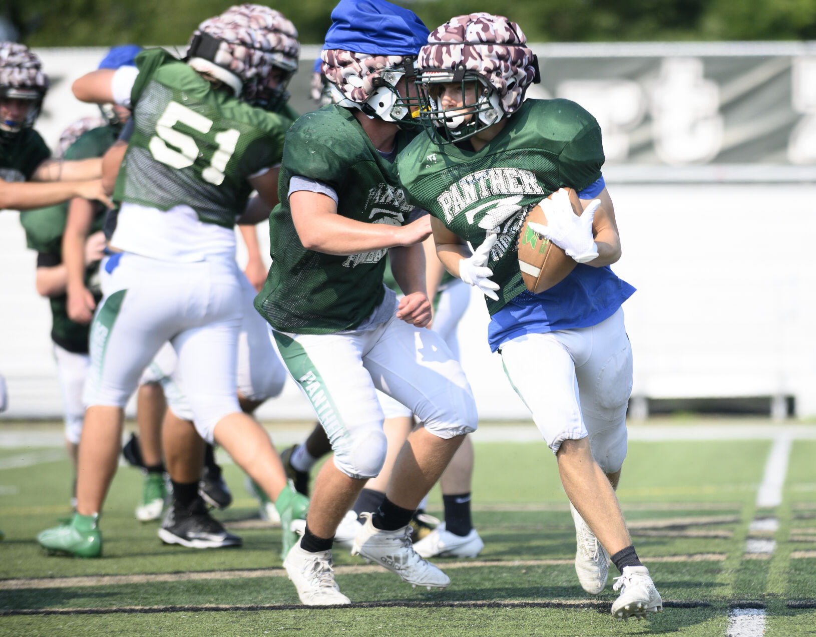 Fort Zumwalt North football practice